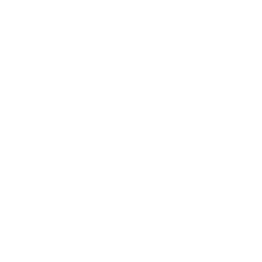 White paw print icon on a transparent background.